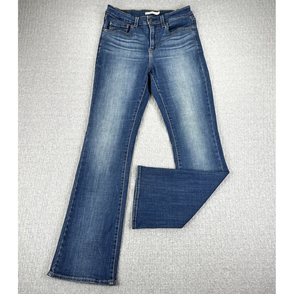 Levi's 725 Bootcut High Rise Blue Dress Jeans Women 29/27X31 Miriam wash